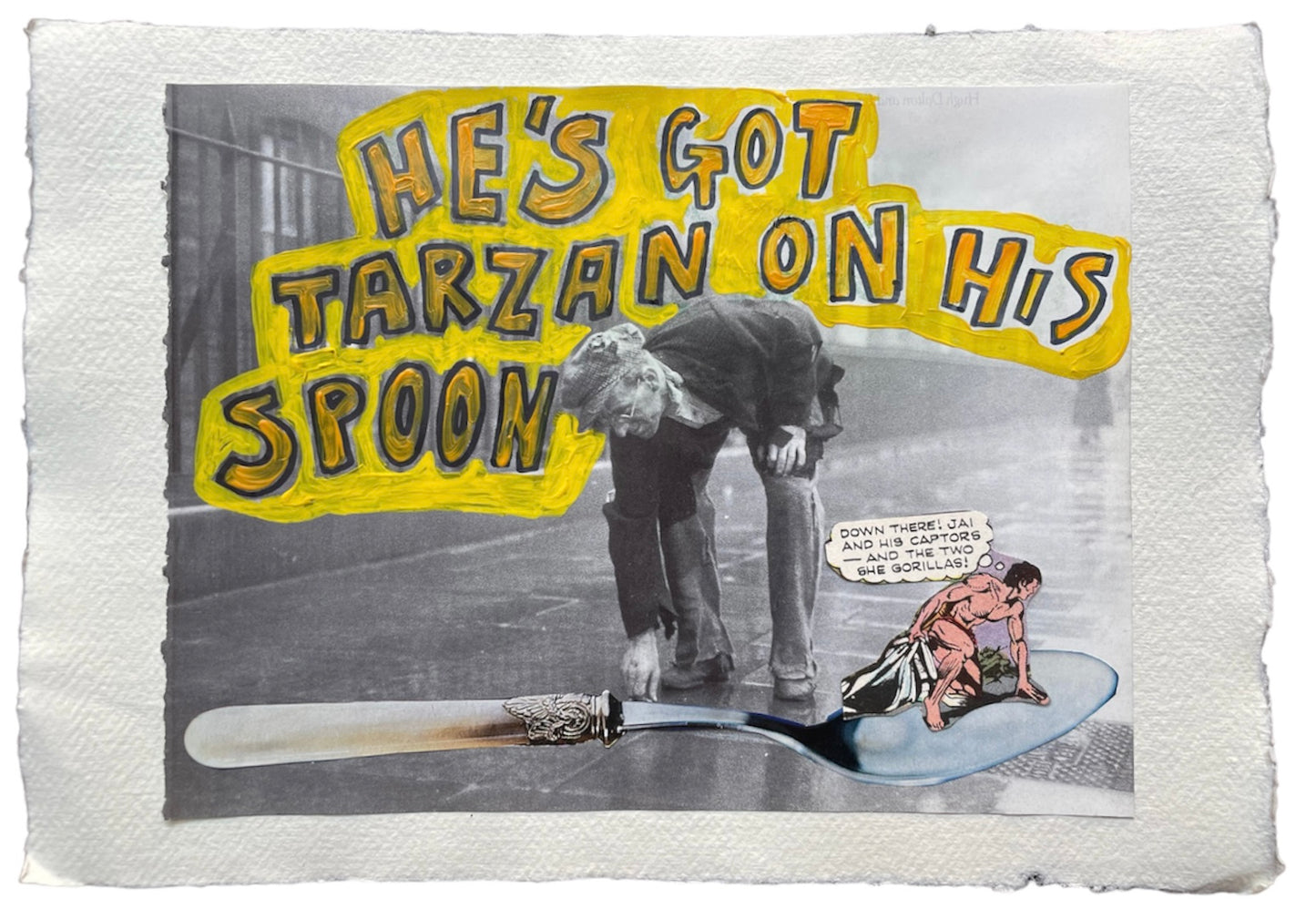 He’s got Tarzan on his spoon